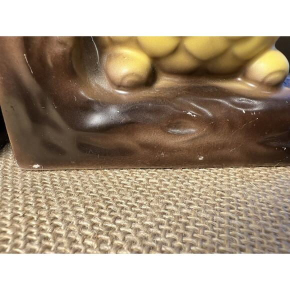 Vintage 1960's Hand Painted Owl Ceramic Bookends Made in Japan - Picture 6 of 12